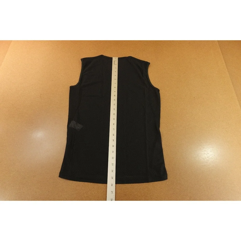 GripGrab Mens Medium Black Mesh Crew Neck Sleeveless Base Layer Tank Top NWOT - Picture 7 of 9